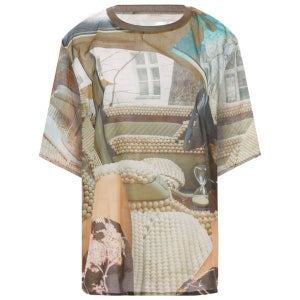 BLESS 반팔 티셔츠 5361 PRINT MULTICOLOR NEUTRALS 남성