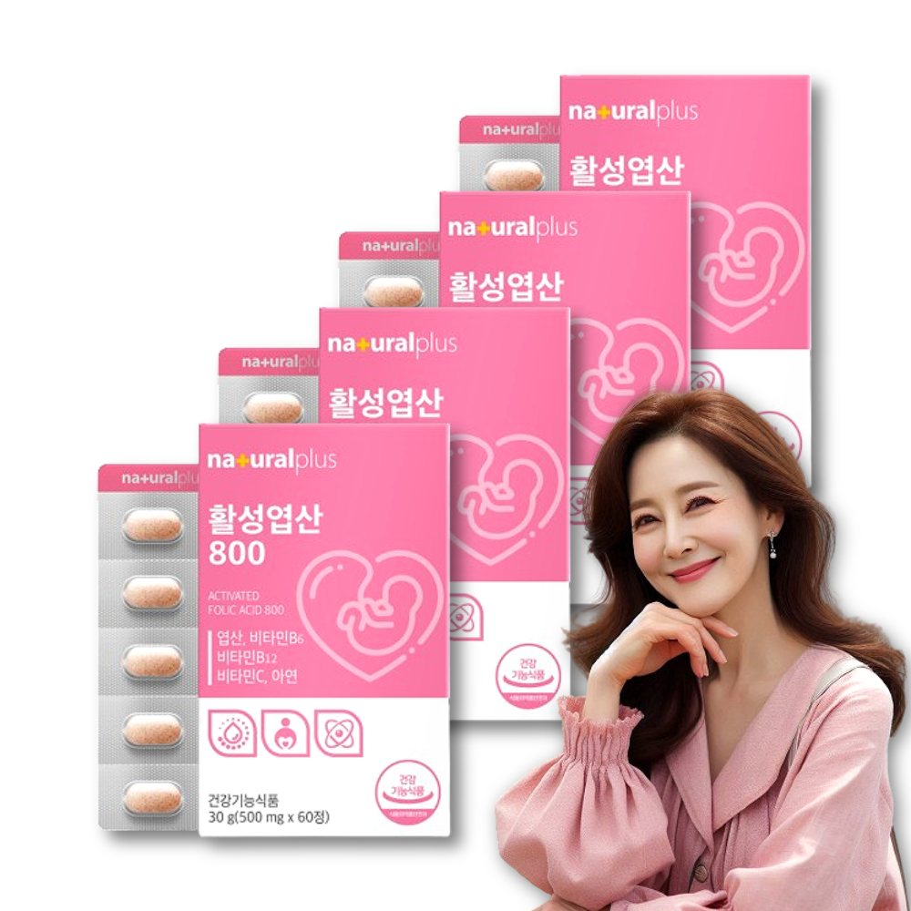 활성 <b>엽산</b> 800 Activated Folic Acid  60정  4개