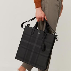 [닥스 액세서리] 닥스 에센셜 타탄체크 토트백 DBBA5E974BK