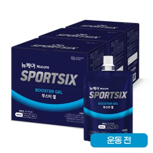 [대상웰라이프] 스포식스 부스터 젤 (60g×10팩)X3 스포츠음료 에너지드링크 사과맛