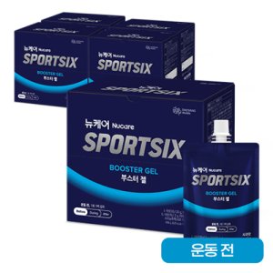 [대상웰라이프] 스포식스 부스터 젤 (60g×10팩)X5 스포츠음료 에너지드링크 사과맛