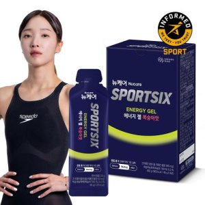 [대상웰라이프] 스포식스 에너지 젤 복숭아맛 (45g×8포) 스포츠음료 에너지충전 고강도운동 마라톤