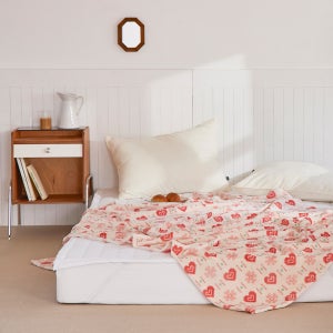 하츠비 핑크 극세사 밍크담요 이불(특대형/150x200)