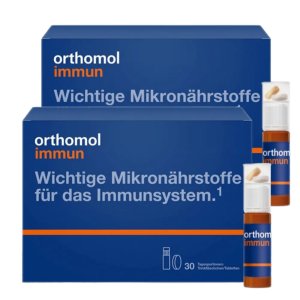 오쏘몰 이뮨 (20ml + 919mg) 30일분 x 2개 총 60일분 액상 드링크 멀티 비타민 독일 오르토몰