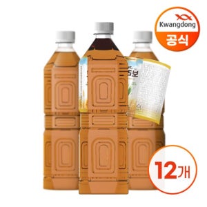 광동 밀싹보리차 무라벨 1.5L X 12병(무/유라벨 랜덤발송)