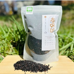25년햅쌀 특유의 향과 함께 톡톡 터지는 유기농 찰흑미, 시골딸내미