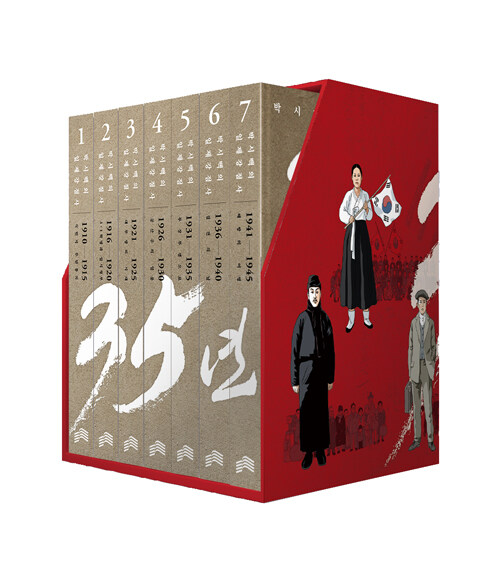 박시백의 일제강점사 35년 박스 세트 - 전7권