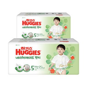 하기스 2024 네이처메이드 팬티형 5단계 남아 44매X2팩 /G락페