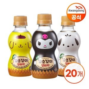 광동 광동 산리오 꼬소꼬미 보리차 200ml X 20병