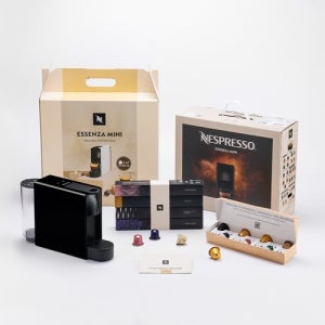 네스프레소 [47캡슐+2만원바우처]오리지널 스타터 팩 에센자미니C30 에스프레소 캡슐커피머신 2종 택일