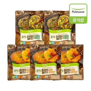 [풀무원] 철판 바삭 감자채전 3봉+ 오징어 부추전 2봉 (150gX2장, 300g 총 10장)