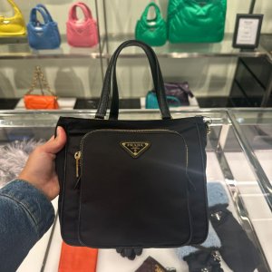 프라다 1BG308 테수토 나일론 투웨이백 블랙