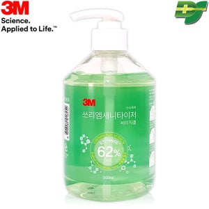 3M 손소독제 새니타이저 베이직 겔 500ml 에탄올 62% 손세정제