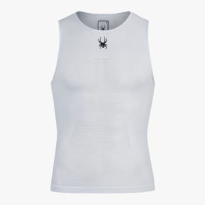 남성 사이클 심리스 슬리브리스 탑 (TIER-S),SPJPCNSL501MWHT