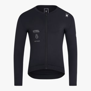 남성 더 턴 남성 사이클 긴팔 저지(TIER-0),SPJFCNFT501MBLK