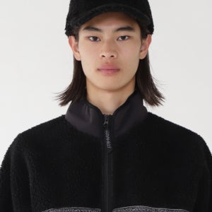 [Gramicci][GRAMICCI][그라미치X앤드원더] JQ TAPE FLEECE CAP JQ 테이프 플리스 캡 - BLACK(ZKRAA24034BKX)