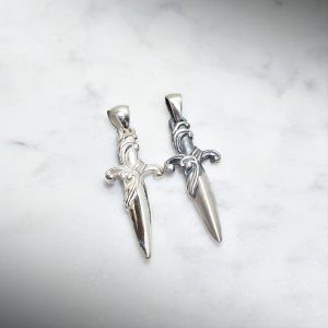 [무료배송]♥925실버 wave  dagger 팬던트, 제미앤제이(gemmy&j)