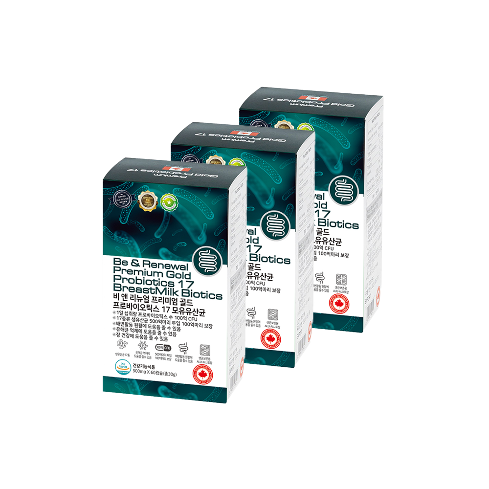 비 앤 리뉴얼 프리미엄 골드 프로바이오틱스 17 모유유산균