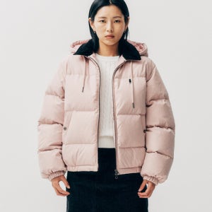 [예일] 탈부착 후드 쇼트 푸퍼 자켓_핑크 YEW1DW303API