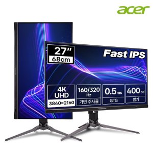 한성컴퓨터 [한성] 에이서 PREDATOR XB273K V5 DFR 가변주사율 160/320Hz 4K UHD Fast IPS 27인치 게이밍 모니터 (무결점)