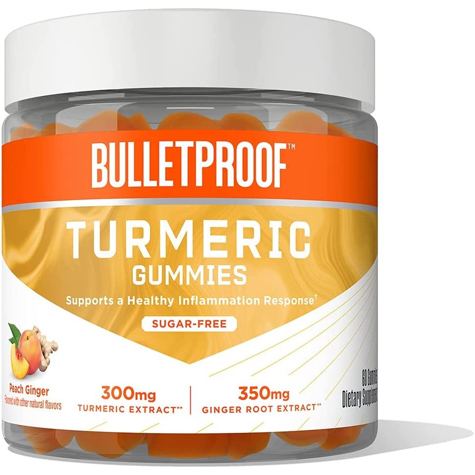 Bulletproof Turmeric Gummies <b>불렛프루프</b> 터머릭 구미 강황 생강 <b>추출물</b> 60개  1개  60정