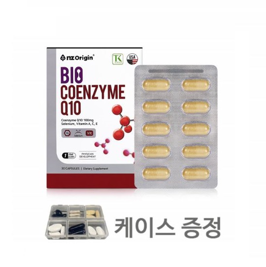 코큐텐 코엔자임Q10 COQ10 유비퀴놀 항산화 도움 영양제  30정  1개