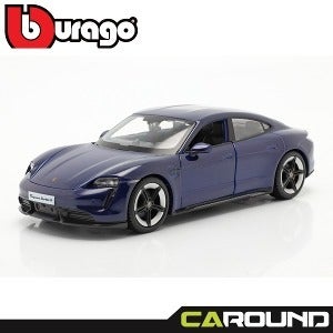 브라고 1:24 포르쉐 타이칸 - 블루