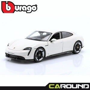 브라고 1:24 포르쉐 타이칸 - 화이트