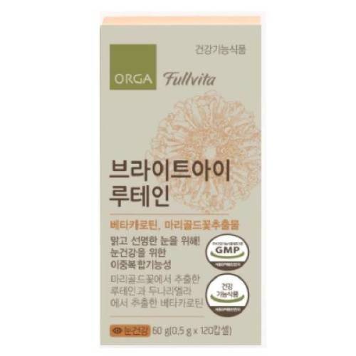 [롯데백화점]<b>올가홀푸드</b> [2박스][풀비타] 브라이트아이 루테인 60g(0.5g x 120캅셀)