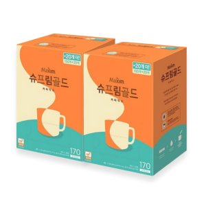 맥심 동서식품 맥심 슈프림골드 커피믹스 170개입(T) X 2개