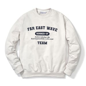 [시즌오프] 파이스트 웨이브_RUNNER-UP SWEATSHIRT(LIGHT GREY)