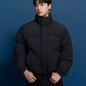 [무신사 스탠다드] 데일리 푸퍼 숏 패딩 재킷 [다크 그레이] MMCJJBZ01-DG