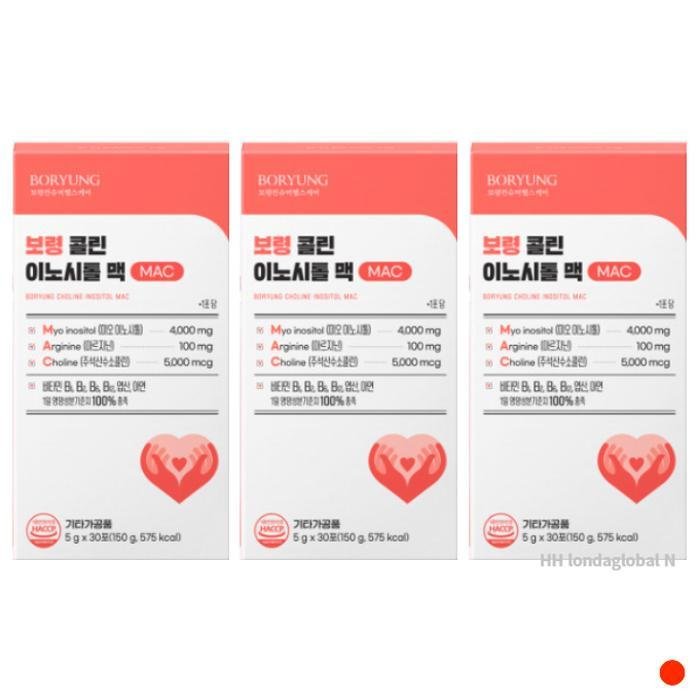 <b>보령제약</b> 콜린 미오 이노시톨 맥 비타민D <b>엽산</b> 3개월