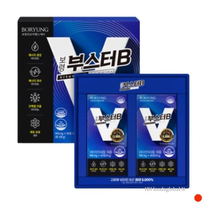 <b>보령제약</b> 부스터B 비타민B <b>판토텐산</b> 미네랄 120캡슐