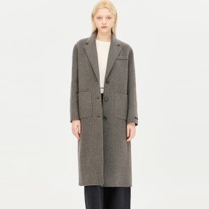 [시슬리]2024 WINTER 헤링본 싱글 코트 SACT86461MK