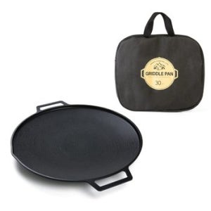 퀸센스 캠핑 그리들 코팅 그리들팬 30cm+전용가방 인덕션 사용가능 고기 불판