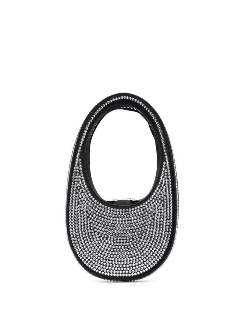 NB30 코페르니 여성 숄더백 MINI SWIPE CRYSTAL EMBELLISHED LEATHER HANDBAG BA01BIS455BKCS