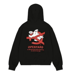 [오와이] GHOST LOGO HOODIE - BLACK OYBDF1SW154BK