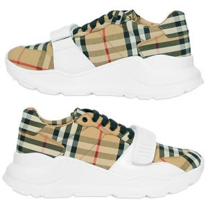 버버리 12주년 여성 리지스 로우탑 스니커즈 아카이브 베이지 8020281 REGIS 114609492