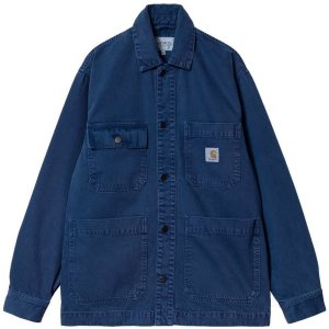 칼하트 개리슨 로고 패치 데님 자켓 블루 I033114 1ZF4J 65507 I033114 1ZF4J