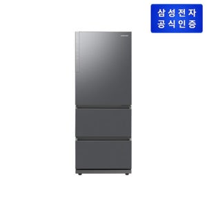 [삼성전자][삼성] 김치플러스 3도어 [RQ33DG71J3S9] 328L 리파인드 이녹스