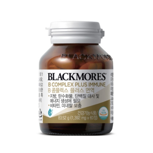 <b>블랙모어스</b> B콤플렉스 플러스 면역 1392mg x 60정