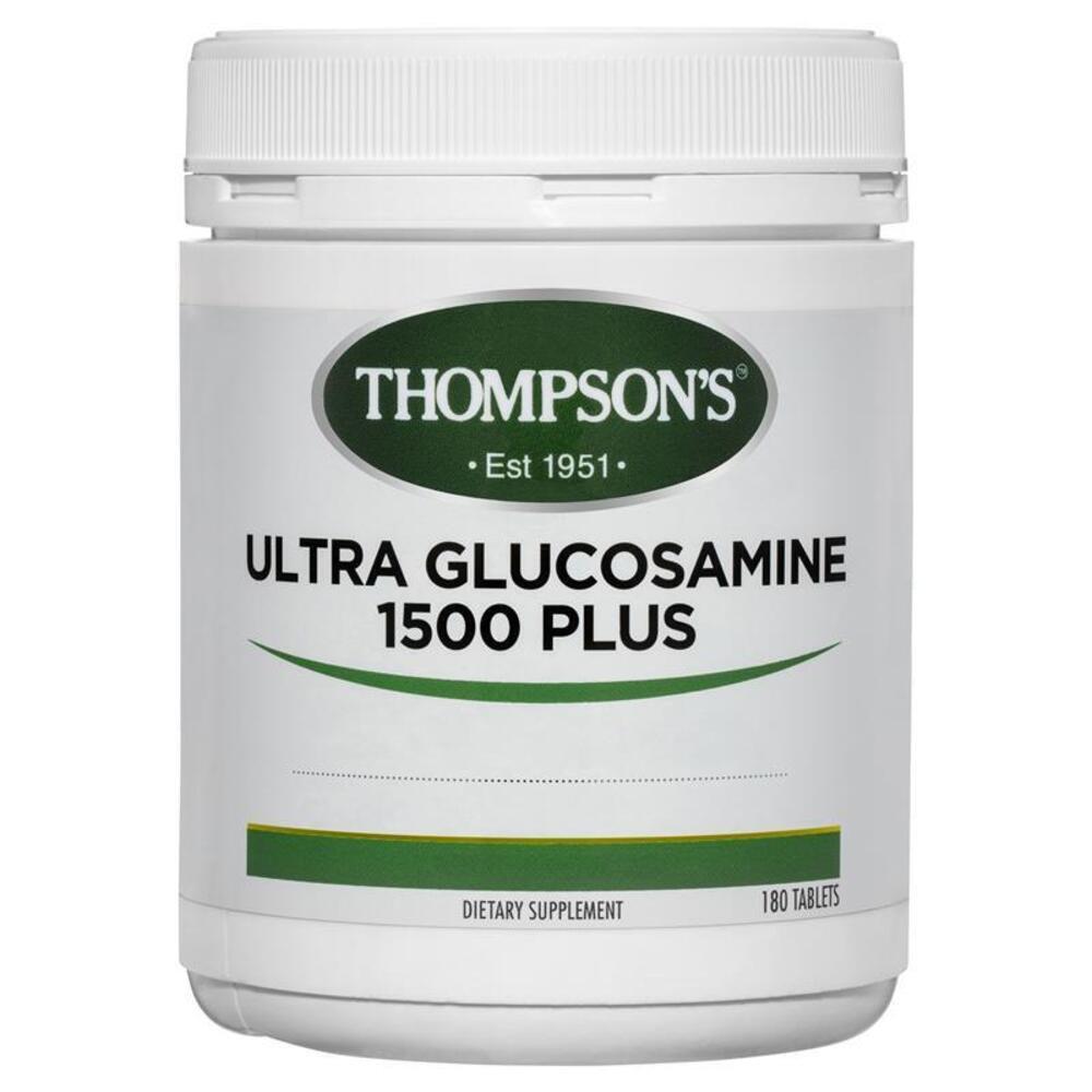 톰슨 <b>울트라 글루코사민 1500</b>mg <b>플러스</b> 180 타블렛 Thompsons <b>Ultra Glucosamine 1500</b>mg <b>Plus</b> 180 Tablets