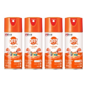 OFF 에어로졸 모기기피 스프레이  150ml  4개