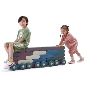 키즈카페장난감 큰블럭 자동차놀이블록 블록완구