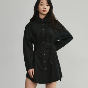 [하이파이브] 멀티 랩핑 타이 셔츠원피스 HC4FOP120