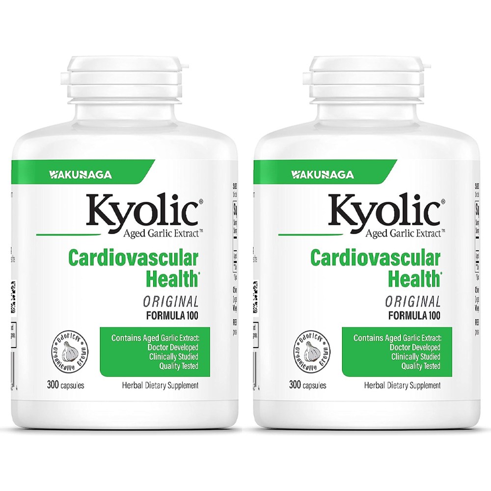 Kyolic 키올릭 <b>쿄릭</b> 숙성 마늘 추출물 600mg HDL 심장 <b>심혈관</b> 영양제