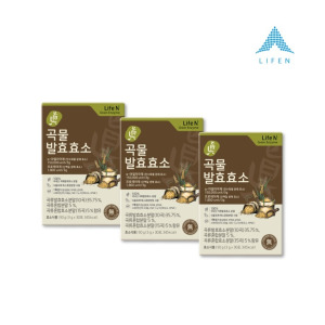 <b>라이프엔</b> 7무첨가 지방 탄수화불 분해 <b>소화</b> 유기농 진 곡물 발효효소 3g x 30포 3박스