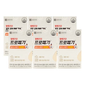 종근당건강 종근당건강 프로메가 알티지 오메가3 비타민D 430mg x 60캡슐 x 6박스 /An