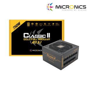 마이크로닉스 ㅡ카드추가할인ㅡ마이크로닉스 Classic II 750W 80PLUS골드 풀모듈러 ATX3.1 컴퓨터 PC ATX 파워